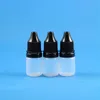 100 uppsättningar 5 ml plastdropparflaskor Tamper Evidence Cap Långt tunt nålspets munstycke för E Liquid Drop Vapor E-Liquide 5 Ml PJijn Aaihr