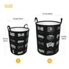 Laundry Bags Geek Gaming Controllers Foldable Baskets Dirty Clothes Toys Sundries Storage Basket Home Organizer Large Waterproof Box