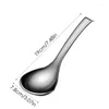 Spoons Stainless Steel Thickening Spoon Pot Soup Rice Restaurant Supply Long Handle Utensils Kitchen Tableware