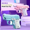 Toys de pistolet 1911 3d imprimé petit pistolet toys stress relief pistol toys for adultes adapté pour les enfants cadeau de Noël T240513