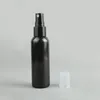 Speicherflaschen 500 x Schwarz Haustier Plastikflasche 2 oz/60 ml Spray Fine Nebel Make -up Toner Körperöl Parfüm Kosmetik Set
