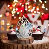 Bandlers Christmas Snowflake Congre de chandelier LED Électrique LED ÉLECTRIQUE sans flamme Décor de dîner à la maison