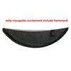 Traveller Hammock Bottom Mosquito Cover Outdoor Hammock Löstagbar Myggnät Camping Hammock Quick Opening Myggnät 240429