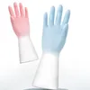 Кухня для чистки перчаток отель умывальники кастрюля резиновая перчатка по домашнему изделиям чистая перчатка для ванной одежды очищает водонепроницаемые принадлежности Th1441