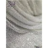 Ткань и шить супер высокий качественный белый цвет FL Beads Sequints Luxury Masde Fashion Fase Кружева для вечеринок 231226 Drop Dealive DHQ4P