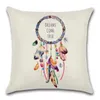 Pillow Dream Catcher Match Beige coton coton chaise de siège Sofa Decoration Home for Friend Kids Bedroom tai-tase cadeau