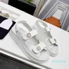 15a Chanells rutschen die meistqualität luxuriöse Designer Sandalen Mode High Heels Objektträger Pantoffeln Frau Flip Flops Schuhe Leder FGDFG