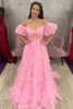 Hot Pink Prom -jurk Fuchsia formele avondfeestjurken tweede receptie verjaardag verlovingsjurken robe de soiree 04