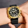 Armbanduhr 2024 Fashion Mens Watches Top Silicon Watch Männer lässig Sport wasserdichte Chronograph Relogio Maskulino Box