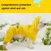 Abbigliamento per cani Impermette per animali domestici liscio per pioggia media adorabile giacca impermeabile per cuccioli traspirante con cappuccio molla XL