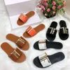 Designer Slides Sandals sandali a fondo piatto sandali tf per donne sandali casuali popolari pantofole tf