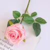 Fiori decorativi fiore finto piuttosto realistico a lungo servizio vita aperta gambo faux gambo rosa miglioramento domestico