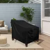 Couvre-chaise High Back Patio Cover Lounge Deep Siat Deeping Duty Duty Garden Furniture