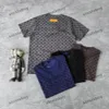 Xinxinbuy Men Designer Tee T-shirt 2024 Italie Flocking Letter Imprimée 1854 Polo à manches courtes Coton Femmes Grey Black Bleu Khaki M-3xl