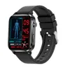 Nieuwe F100 smartwatch met hartslag, lichaamstemperatuur, bloedzuurstofdetectie, laserstaptelling, slimme polsbandje, sporthorloge