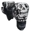 MMA Fighting Boxing Gloves Sports PU Skull Muay Thai Kickboxing Mitts Fight WomenMen Sanda Child Adult Training Punching Glove 240506