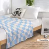 Filtar Kontroll II - Baby Blue Twist Throw Filt Luxury Cute Plaid