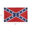 Flaga stampata di poliestere nazionale della guerra civile ribelle confederata 5x3ft 75d ll