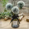 Decorative Flowers Artificial Dried For Autumn Home Decoration Fall Paper Craft Silk White Flower Fleur Fake Plant Garden Yapay Cicek
