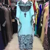 Roupas étnicas Salia longa da mulher Chestnut Marroquino George Shaped Dubai Dress Farasha Sarees Indian Womenl2405