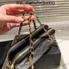 NEUE Designer Girls Classic Mini Totes Bag Umhängetaschen mit goldener Kette Doppelschicht Reißverschluss Geld