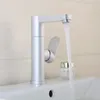Robinets de lavabo de salle de bain robinets de bassin Yanksmart 6 choix de peinture à la main espace matériaux en métal en aluminium 1 mancheeur d'eau froide