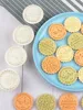 Moules de cuisson 4pcs Courseurs de Noël Coucheurs de moisissure Cercle de moule Forme de biscuit coiffeur Tampons de la maison Produits Accessoires de cuisine