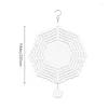 Decorative Figurines 2 Piece Sublimation Wind Spinner 10 Inch Blank Blanks Hanging Ornament For Yard Garden Decoration