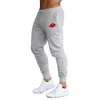 Men's Pants New popular spring and autumn thin style leggings for mens trousers sporty and slimming breathable printed cropped pants Y240513