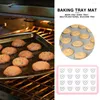 Bakgereedschap siliconen macaron mat anti -aanbak rollende deegmatten fondant cakes patisserie roll oven plaat bak pan voering