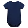 ROMPERS BABY Kurzärärmte eng sitzende Sommer-Strampler-Baumwoll-Jumpsuit Süßes weißes schwarzes Neugeborenes Baby und Mädchen Kleidung 0-24 Monate alte alte 2405