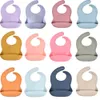 Bibs Burp Cloths Silicone baby bib baby feeding table waterproof baby bib baby breakfast feeding d240513