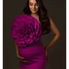 Vestidos de maternidade vestido de maternidade vermelho vestido de fotos de fotos de photoshoot de photoshoot vestidos de chá de bebê para mulher grávida T240509