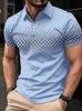 Polos Summer Shirt Fashion T-shirt T-shirt Polo Polo Casual Slve Strt Tops Mens Vêtements European Mesure Y240510O9WY