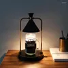 Kerzenhalter Elektrische intelligente Wachsschmelzlampe Gold Nordic Vintage Candlestick Halter Metall Candelabros Home Dekoration