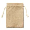 Sacs de rangement des sacs de jute de jute de jute vintage des mariages favori