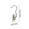 Hangers Clothes Pins Hanger Clips Stainless Steel Laundry Closet Organizer Clamps With Strong Load-Bearing Capacity For