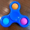 Anti -Stress -Spinnen -Neuheit Push Bubble Pop Keychain Zappel Spinner Squeeze Sensory Toy Erwachsener Kinder Funny Flip Finger Erwachsener Spielzeug Großhandel 080