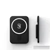 MINI MAGNETINE WIRESS POWER BANK 5000mAh Light et Give Gift Portable Mobile Power Retail et Wholesale