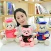 Usando Doctor Hat Bear Boneca Dr. Bear Plush Toy Doll Teddy Bear Graduation Photo Gream