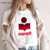 Męskie koszulki projektant marki mody Marant Shirt Marant Summer Marants T-shirt mężczyzn Mężczyźni Kobiety Bawełniany harajuku T Shirt O-Neck Male Causal Tshirts 9420