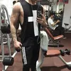 Män sommar mode punk rock hip hop tank top bodybuilding ärmlös skjorta kvinnor kors tryckt casual vest street kläder 240513