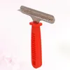 Appareils pour chiens Démattrage Peigne pour chiens et chats Outil Pet Détangler DIY CAT CHAT RAKE RAKE BROSSE (ROUGE)