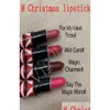 Lippenstift 2022 Girl Beauty Cosmetics M Marke Weihnachten Matte Lippenstifte mit MTI -Farbe Langlebige wasserdichte Hochqualität3653024 Drop DHZR7