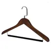 Hangers 360 Rotating Wooden Suit Hanger With Hook Closet Multi-Functional Non-Slip Clothes For Dorms Apartment Small