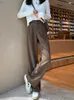 Women's Pants Capris Womens wide leg pants spring/summer casual straight OL style loose set womens solid size S-4XL long pants Y240509