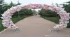 Nouvelle cerise BlossoRiron Round Stand Porte chanceuse Full DIY Mariage Fenêtre de fête de fête de fleur artificielle Blosry Blossom Arc Shelf8780565