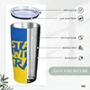 Mugs Cup 20oz Ukraina National Cups Travel Mug Portable Steel Sippy Coffee Tumbler rostfritt