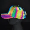 Men Night Reflective Baseball Cap Street Hip Hop Sport Hat Unisex Justerbar nattklubb Stegprestanda 240513