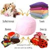 Bolsas de armazenamento organizadoras de armários e para caixas de roupas, crianças rasas de animais de brinquedo de brinquedo de brinquedo de brinquedo